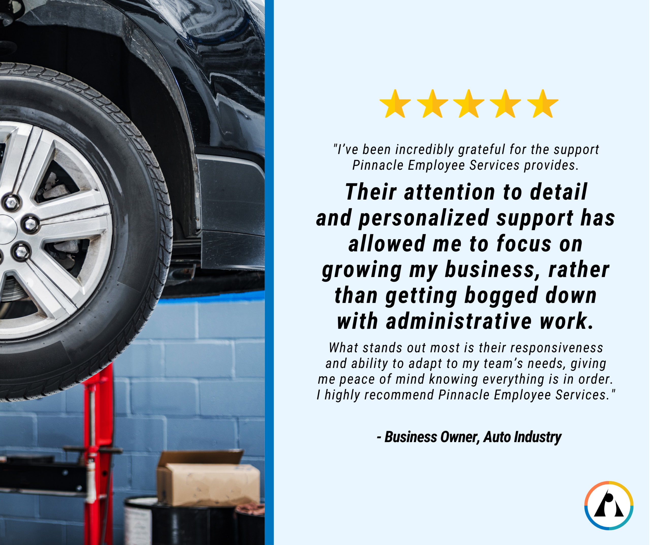garage testimonial